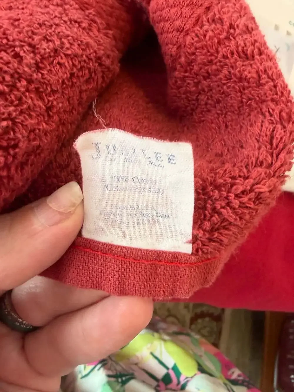 Jubilee red terry